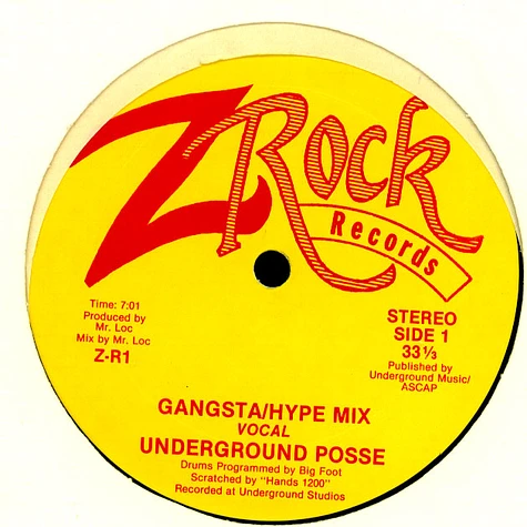 Underground Posse - Gangsta/Hype Mix