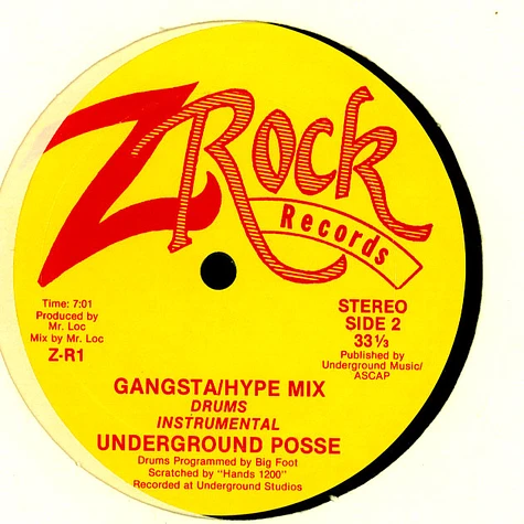 Underground Posse - Gangsta/Hype Mix