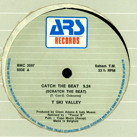 T-Ski Valley - Billy Jean (Valley Style) / Catch The Beat