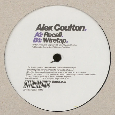 Alex Coulton - Recall