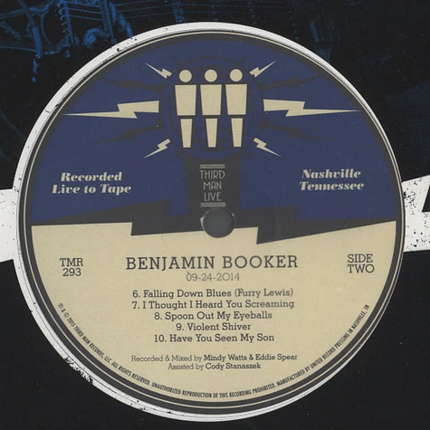 Benjamin Booker - Third Man Live