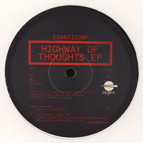 Edanticonf - Highway Of Thoughts EP