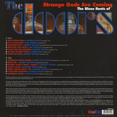 V.A. - Strange Gods Are Coming: Blues Roots Of The Doors