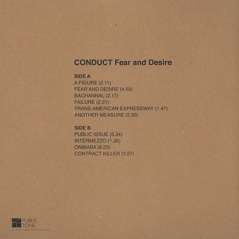 Conduct - Fear & Desire