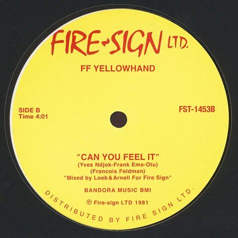 FF Yellowhand - You Want Every Night / Can You Feel It