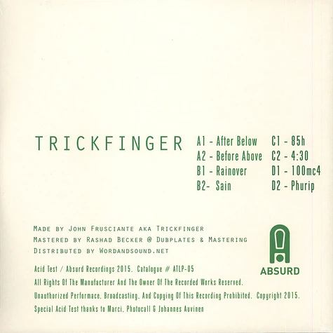 Trickfinger (John Frusciante) - Trickfinger