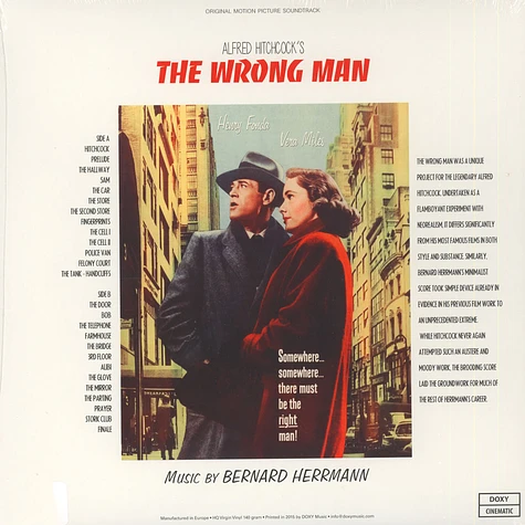 Bernard Herrmann - OST The Wrong Man