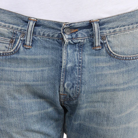 Edwin - ED-75 Mid Rise Tapered Pants Compact Indigo Denim, 11.5 oz