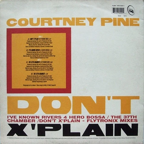 Courtney Pine - Don't X'plain