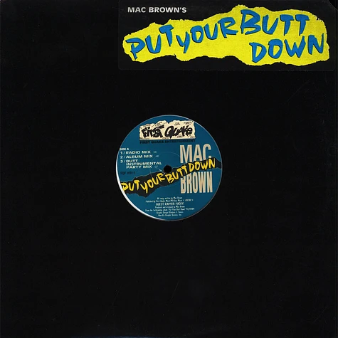 Mac Brown - Put Your Butt Down