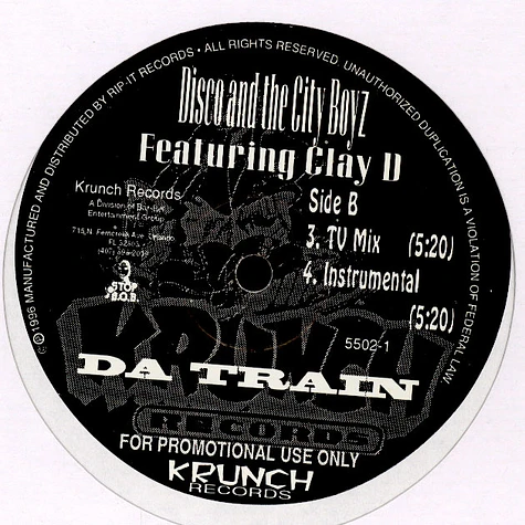 Disco & The City Boyz Featuring Beat Master Clay D. - Da Train