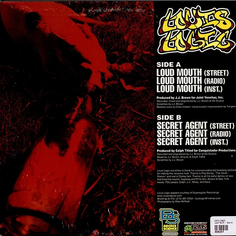 Louis Logic - Loud Mouth / Secret Agent