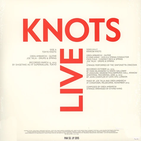 Oren Ambarchi - Live Knots