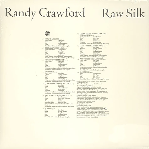 Randy Crawford - Raw Silk