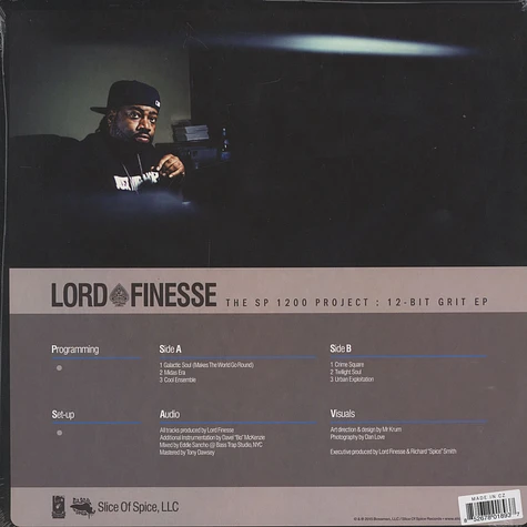 Lord Finesse - The SP1200 Project: 12-Bit Grit EP Black Vinyl Edition