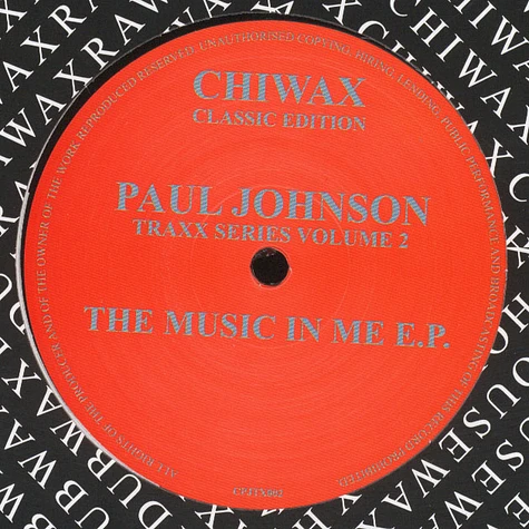 Paul Johnson - The Music In Me