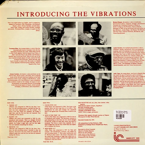 Ken McIntyre Sextet Featuring Terumasa Hino - Introducing The Vibrations