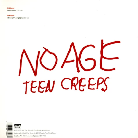 No Age - Teen Creeps