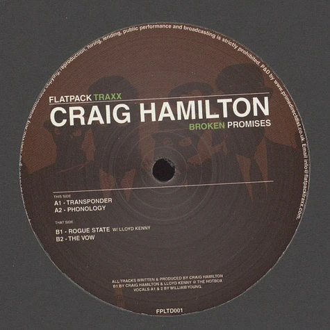 Craig Hamilton - Broken Promises