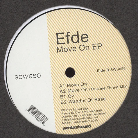 Efde - Move On EP Trus' Me Remix