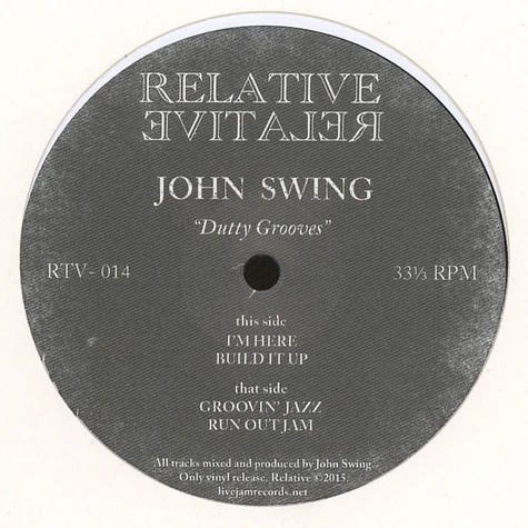 John Swing - Dutty Grooves