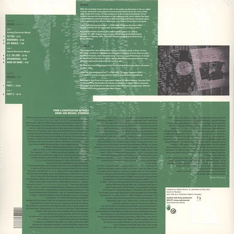 Andre Stordeur - Analog And Digital Electronic Music 1978-1980