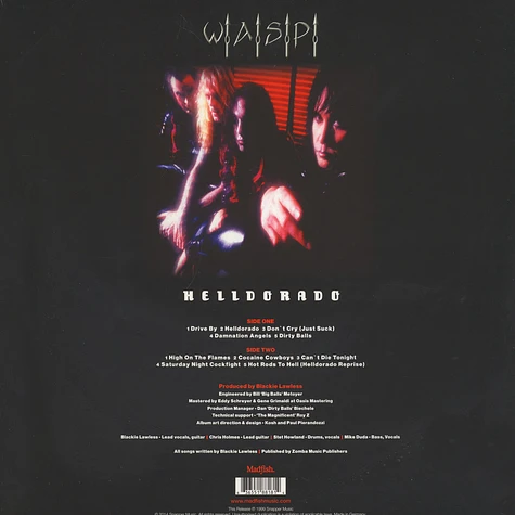 W.A.S.P. - Helldorado Color Vinyl Edition