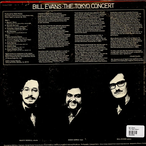 Bill Evans - The Tokyo Concert