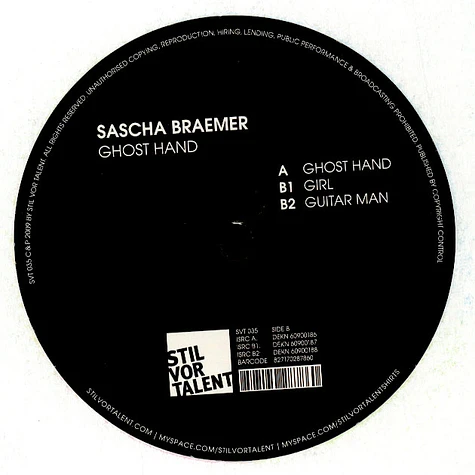 Sascha Braemer - Ghost Hand