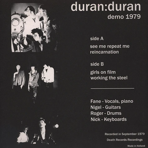 Duran Duran - 1979 Demo