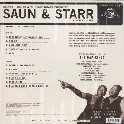 Saun & Starr - Look Closer