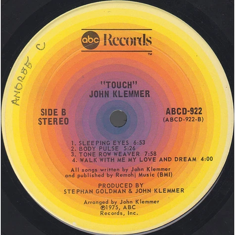 John Klemmer - Touch