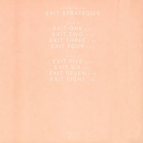 Jonny Nash - Exit Strategies