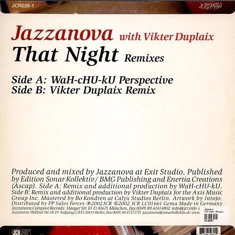Jazzanova - That Night (Remixes)
