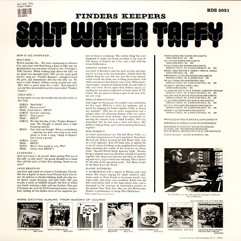 Salt Water Taffy - Finders Keepers