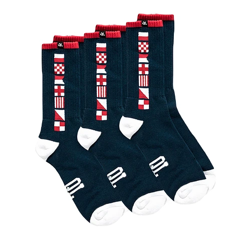 The Quiet Life - Flagship Socks (Pack of 3)