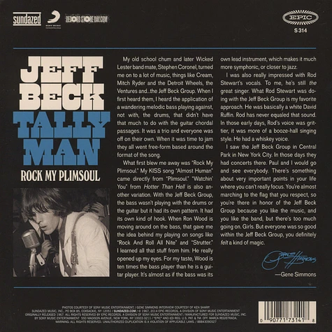 Jeff Beck - Tallyman/Rock My Plimsoul