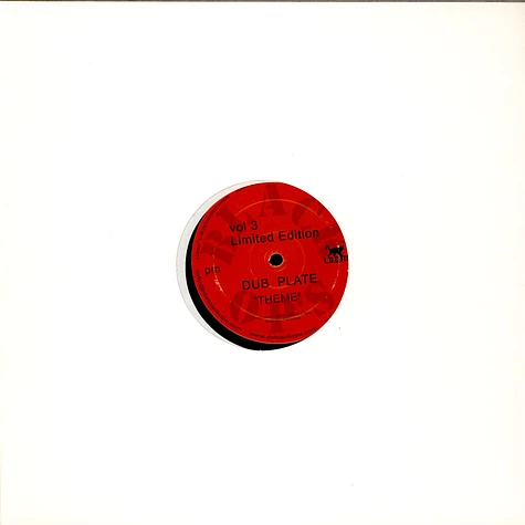 Jon E Cash - Dub Plate (Vol 3) Limited Edition
