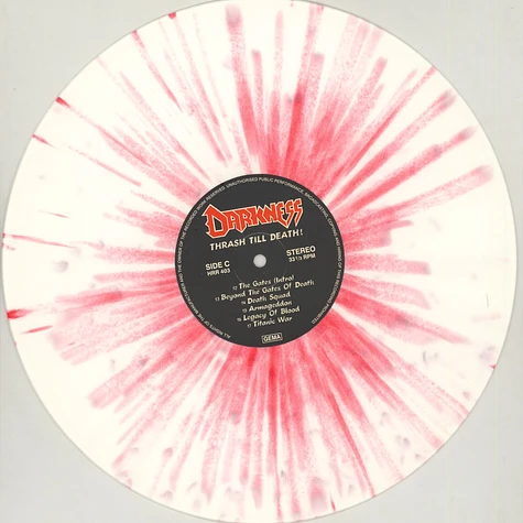Darkness - Thrash Till Death Colored Vinyl Edition