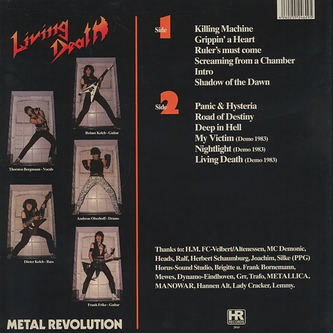 Living Death - Metal Revolution Colored Vinyl Edition