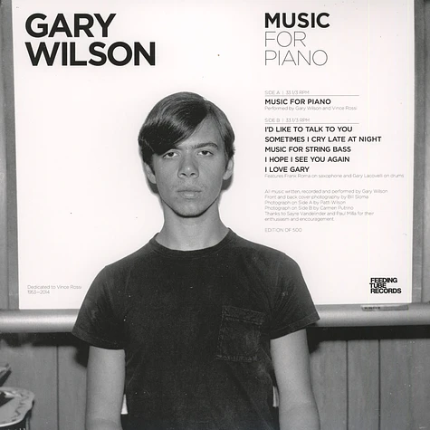 Gary Wilson - Music For Piano