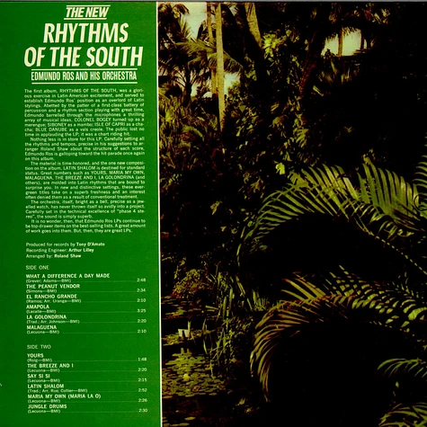 Edmundo Ros & His Orchestra - New Rhythms Of The South