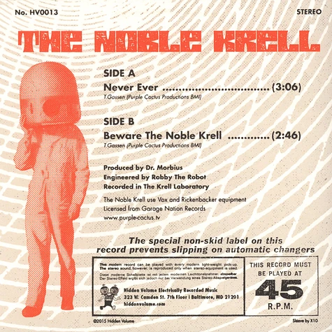 Noble Krell - Never Ever
