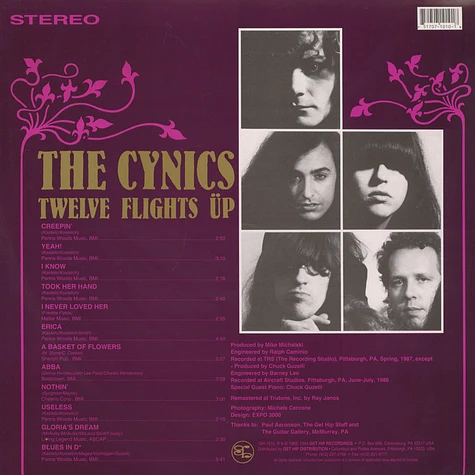 The Cynics - Twelve Flights Up Black Vinyl Edition