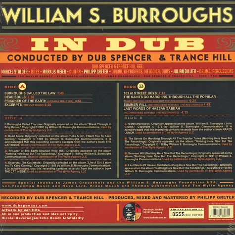William S. Burroughs - In Dub (Conducted By Dub Spencer & Trance Hill)