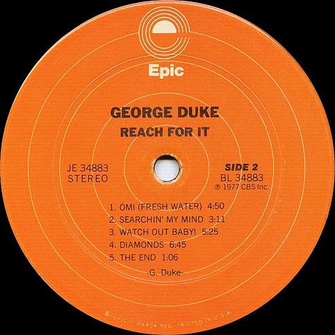 George Duke - Reach For It