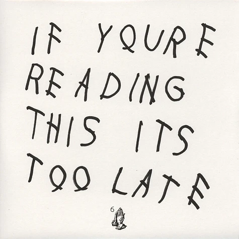 Drake - If You're Reading This It's Too Late Colored Vinyl Edition