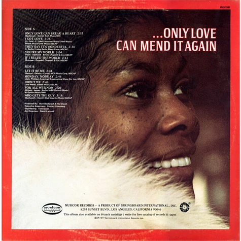 Dionne Warwick - Only Love Can Break A Heart