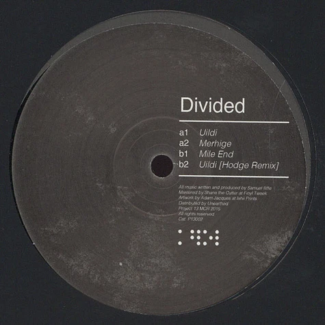 Divided - Mile End EP Hodge Remix