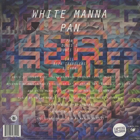 White Manna - Pan Black Vinyl Edition